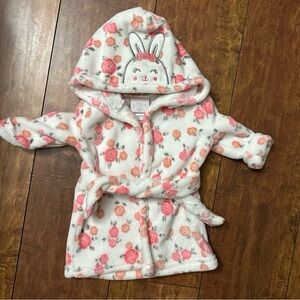 0-9M Bathrobe with Bunny Hood